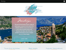 Tablet Screenshot of destination-montenegro.com